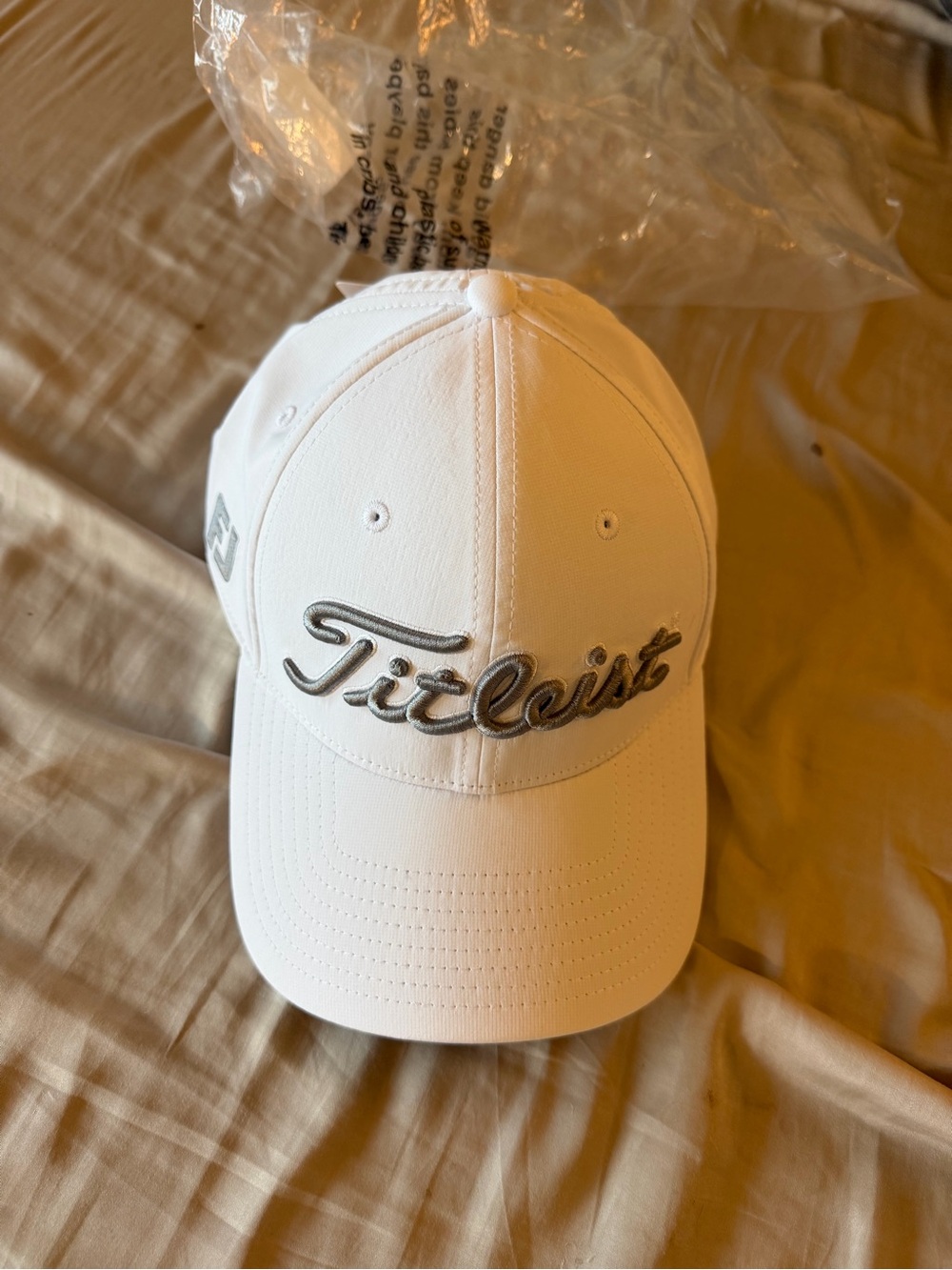 BNWT Titleist white golf cap (original $40)